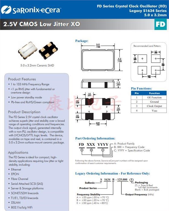 FD 2.5V FD 2.5V