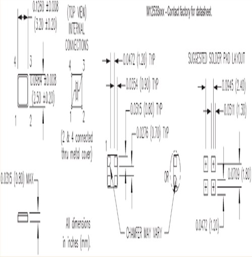 M12531JM12 12.000000,12MHz,3225mm,MtronPTI藍(lán)牙應(yīng)用晶振