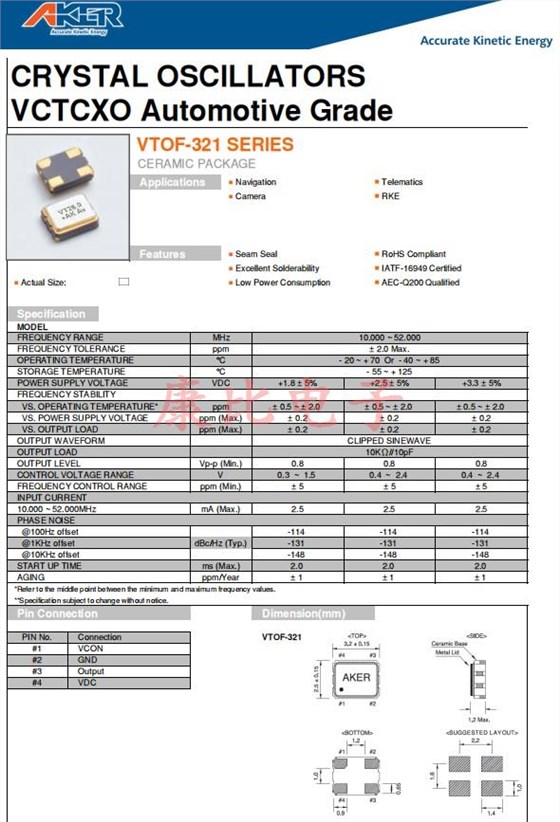 VTOF-321,3225 VTOF-321,3225
