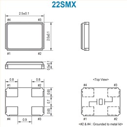 22M400-8\6G藍牙模塊晶振\進口SMI石英貼片晶體22SMX 22M400-8\6G藍牙模塊晶振\進口SMI石英貼片晶體22SMX