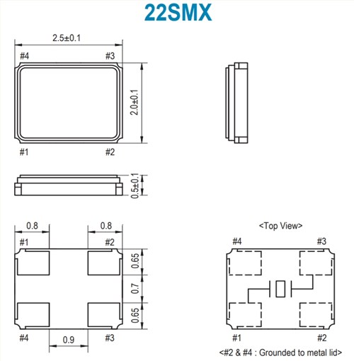 22M400-8\6G藍牙模塊晶振\進口SMI石英貼片晶體22SMX 22M400-8\6G藍牙模塊晶振\進口SMI石英貼片晶體22SMX