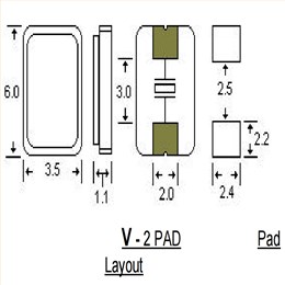 STD尋呼機晶振,6035mm,AAV27M000000FLH12H,27MHZ STD尋呼機晶振,6035mm,AAV27M000000FLH12H,27MHZ
