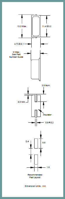 HC49USM 13.3_4.7mm HC49USM 13.3_4.7mm