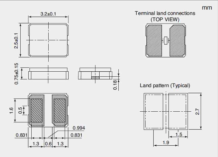 NX3225GB-CRA-2 3.2_2.5 NX3225GB-CRA-2 3.2_2.5