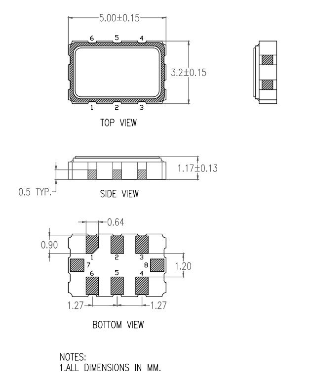 XPP516625.000000I,瑞薩LVPECL輸出振蕩器,交換機應用晶振 XPP516625.000000I,瑞薩LVPECL輸出振蕩器,交換機應用晶振