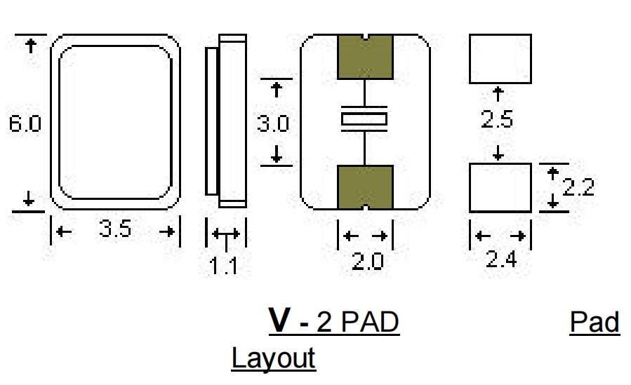 STD尋呼機晶振,6035mm,AAV27M000000FLH12H,27MHZ STD尋呼機晶振,6035mm,AAV27M000000FLH12H,27MHZ