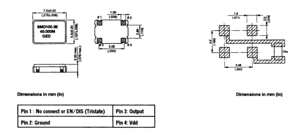 7050mm,100MHZ,SMD100.3C(E/D)-100.000MHz,GED有源振蕩器,SMD100.3系列 7050mm,100MHZ,SMD100.3C(E/D)-100.000MHz,GED有源振蕩器,SMD100.3系列