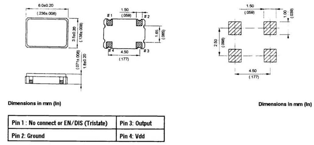 GED小尺寸振蕩器,6035mm,SMD600.3C(E/D)-30.000MHz,SMD600系列晶振 GED小尺寸振蕩器,6035mm,SMD600.3C(E/D)-30.000MHz,SMD600系列晶振